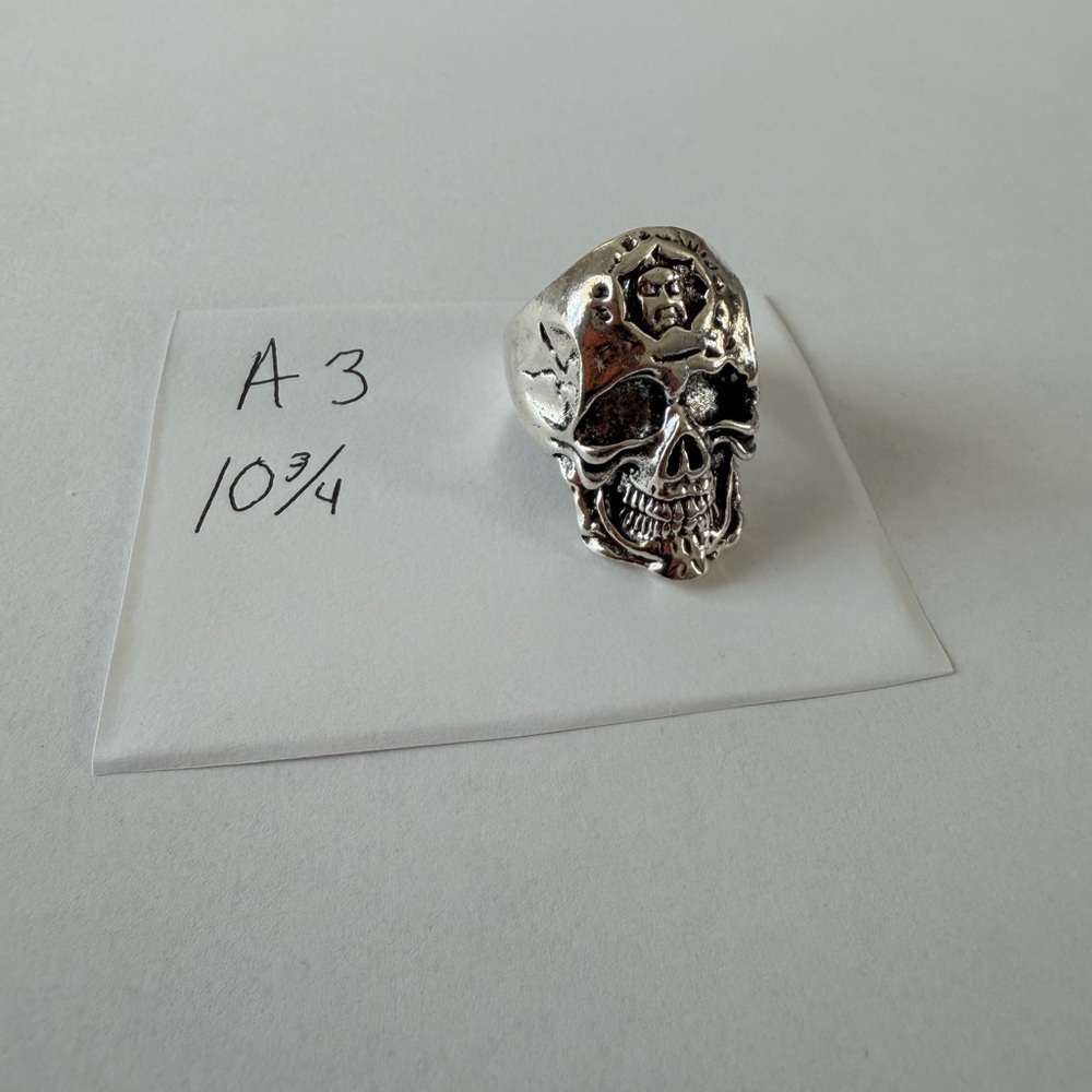 Silver Skull Ring